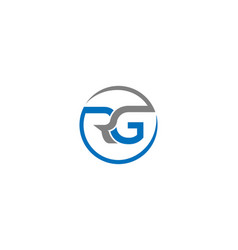 Initial Rg Letter Logo