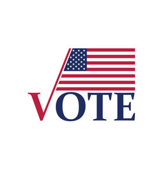 Text Design Concept Vote Voting In America