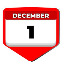 1 December Icon Calendar Day Date