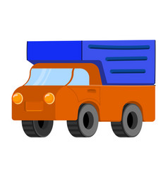 Cartoon Truck Icon Lorry Van Plastic Toy Car