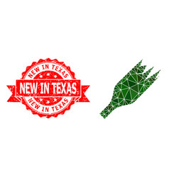 Grunge New In Texas Stamp Seal And Broken Wine