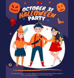 Halloween Kids Party Poster