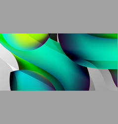 Abstract Elegant Flowing Shapes Background Fluid