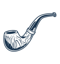 Smoking Pipe Vintage Monochrome Sticker