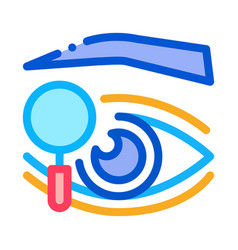 Eyelid Research Icon Outline