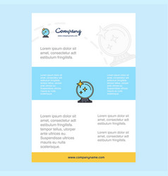 Template Layout For Mirror Company Profile Annual