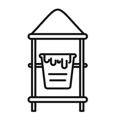 Play House Icon Outline Aqua Pool