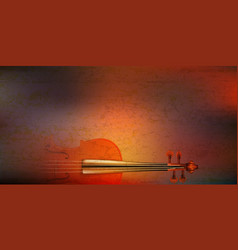 Abstract Background With Violin On Brown