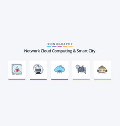 Network Cloud Computing And Smart City Line