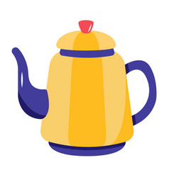 Webmodern Flat Icon Design Of A Tea Kettle