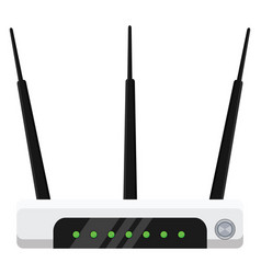 Wifi Router On A White Background