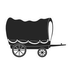 Wild West Wagon Black Iconblack