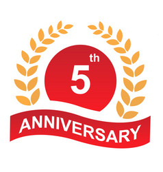 5th Anniversary Logo Art