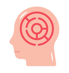 A Well-crafted Flat Icon Of Focused Person