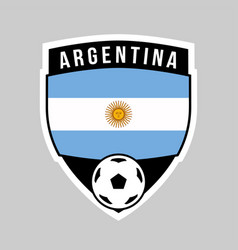 Argentina Shield Team Badge For Football