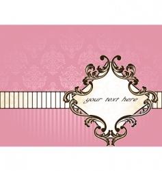 Elegant French Vintage Label Horizontal