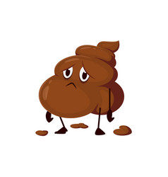 Funny Poo Excrement Cartoon Sad Poop Feces Emoji