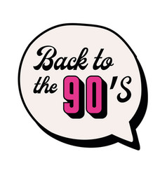 Back To The 90s Lettering