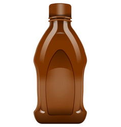 Brown Bottle With A Screw Cap