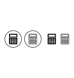 Calculator Icon Math Icon Finances Sign