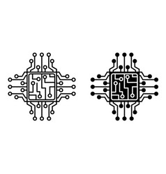 Circuit Icons Electronic Motherboard