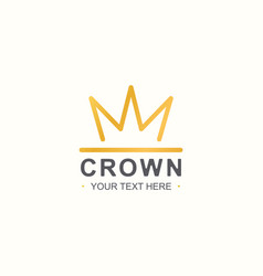 Crown Icon For Royal Queen Logotype