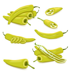 Set Of Banana Pepper