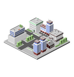 Office Buildings Isometric