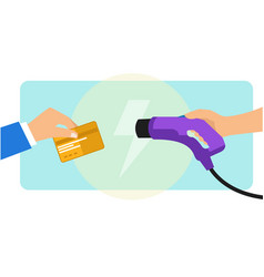 Paying Electric Car Charging Using Credit Card