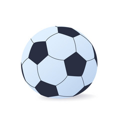 Soccer Ball Football Cartoon Design Style