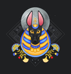 Anubis Egyptian God Composition