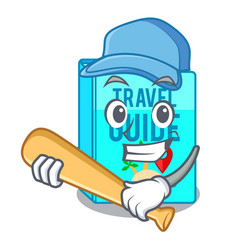 Playing Baseball Travel Guide Book The Shape