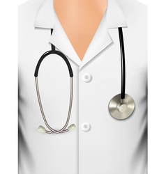 Close Up Of A Doctors Lab White Coat