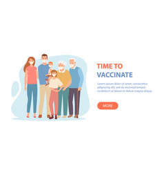 Family Vaccination Concept Parents Children