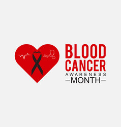 Blood Cancer Awareness Month Banner Background