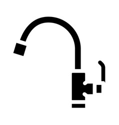 Sink Faucet Water Glyph Icon