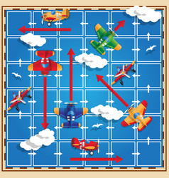 A Board Game On The Airplanes Theme