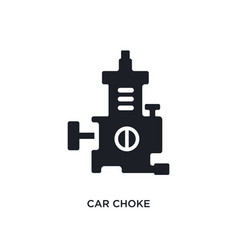 Car Choke Isolated Icon Simple Element From