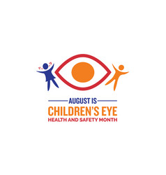 Children S Eye Health And Safety Month Banner