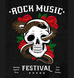 Rock Music Festival Poster