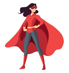 Woman Superhero Silhouette Female Power Concept