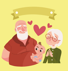 Grandparents With Grandchild