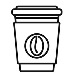 Macchiato Cup Icon Outline Cafe Coffee