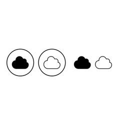 Cloud Icon Cloud Data Cloud Services