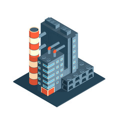 Isometric Industrial Building