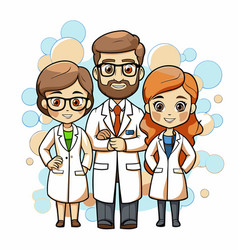 Cartoon Doctor And Nurse