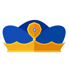 Emperor Crown Golden Royal Symbol Cartoon Icon