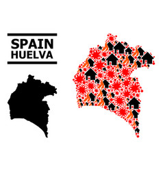 War Pattern Map Of Huelva Province