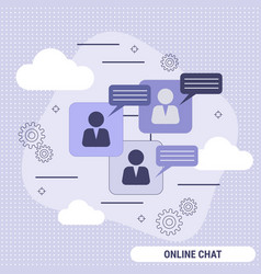 Online Chat Internet Forum Concept