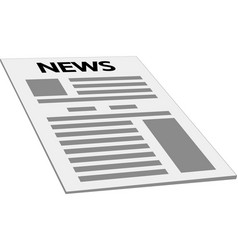 Newspaper News Cover Page Icon Mockup Template